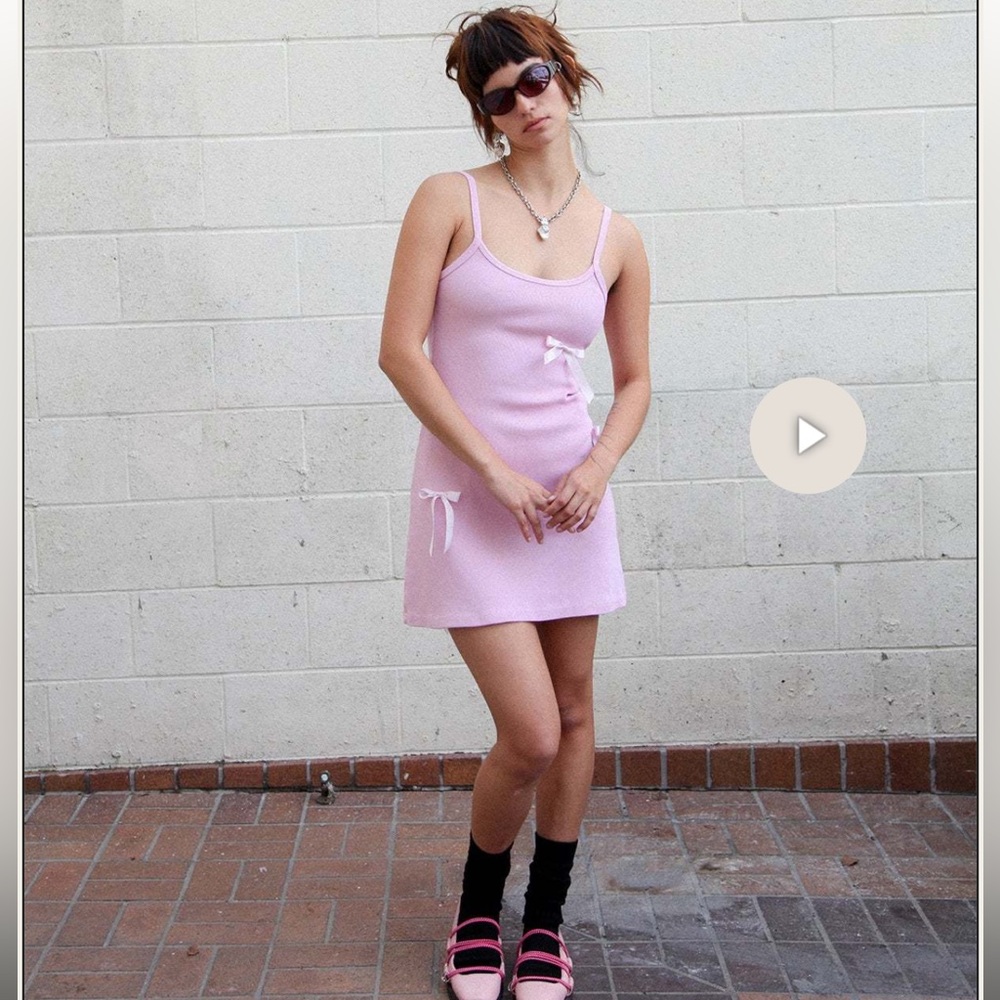 Kkco Rib Recital Dress Flamingo